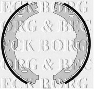 BORG & BECK bbs6393 -  Комплект тормозных колодок